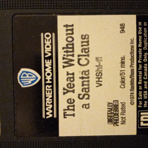 📼 "The Year Without a Santa Claus" VHS Tape 📼 - Picture 2 of 2